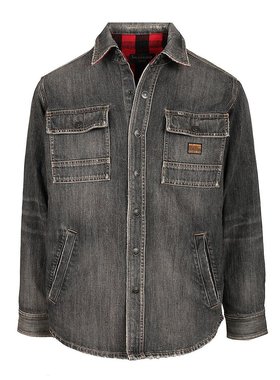 潮奢 Balenciaga 巴黎世家 男士 复古牛仔衬衫 831645TSW67