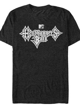 Fifth Sun|男士 Headbangers Ball 金属文字短袖 T 恤