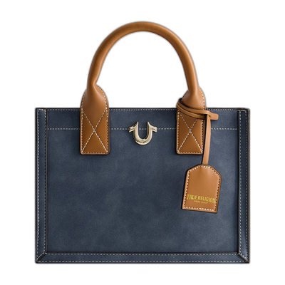 True Religion Modern Edge 绒面革手提包 - 蓝色 【美国奥莱】直