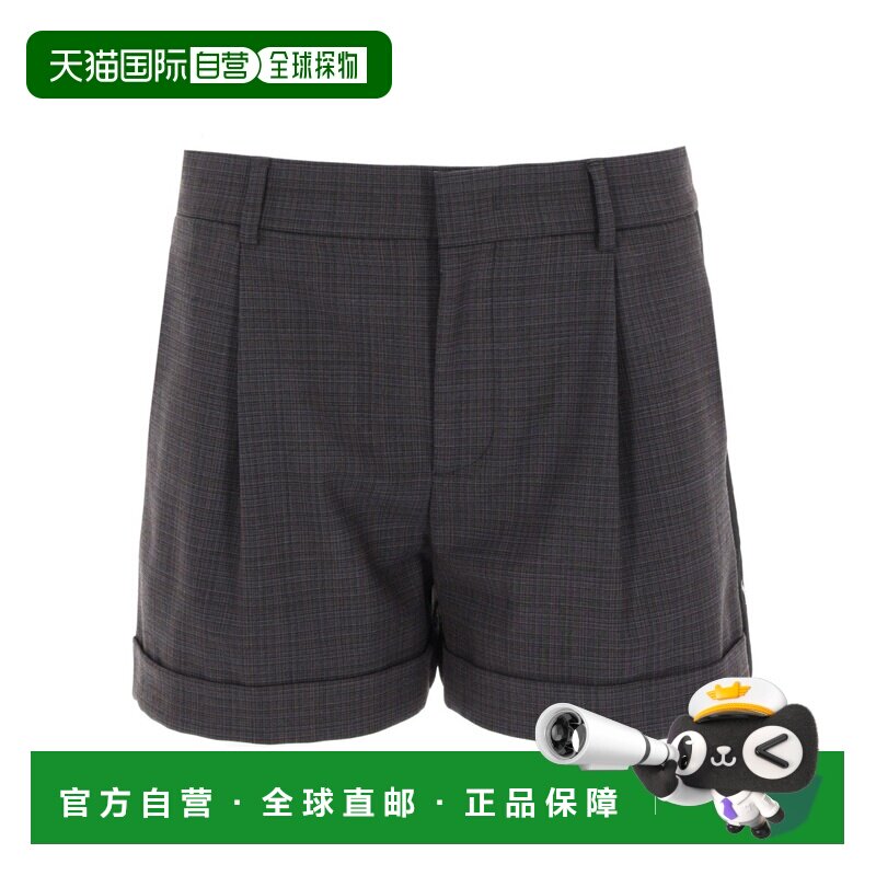 香港直邮MOSCHINO 女士短裤 032305261191 SS2026 灰色 SHORTS WI图片