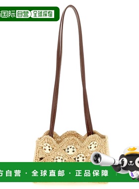 1h可退 香港直邮Rabanne 女士 Paco 缀饰单肩包 25ASS0127NAT060