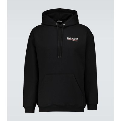 Balenciaga 巴黎世家 男士 Political 运动连帽卫衣 000895