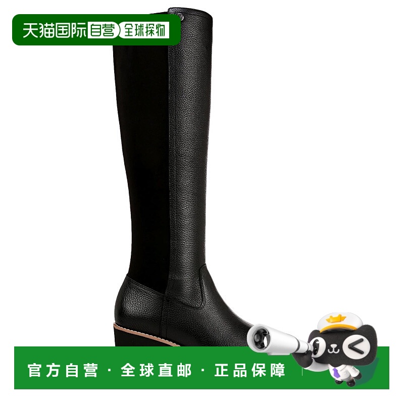 自营Vionic Ashland High Shaft Boots Black Wide Calf Leather