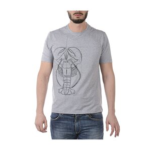 T恤 龙虾图案短袖 VP372ZZ630DGRIGIO Zegna