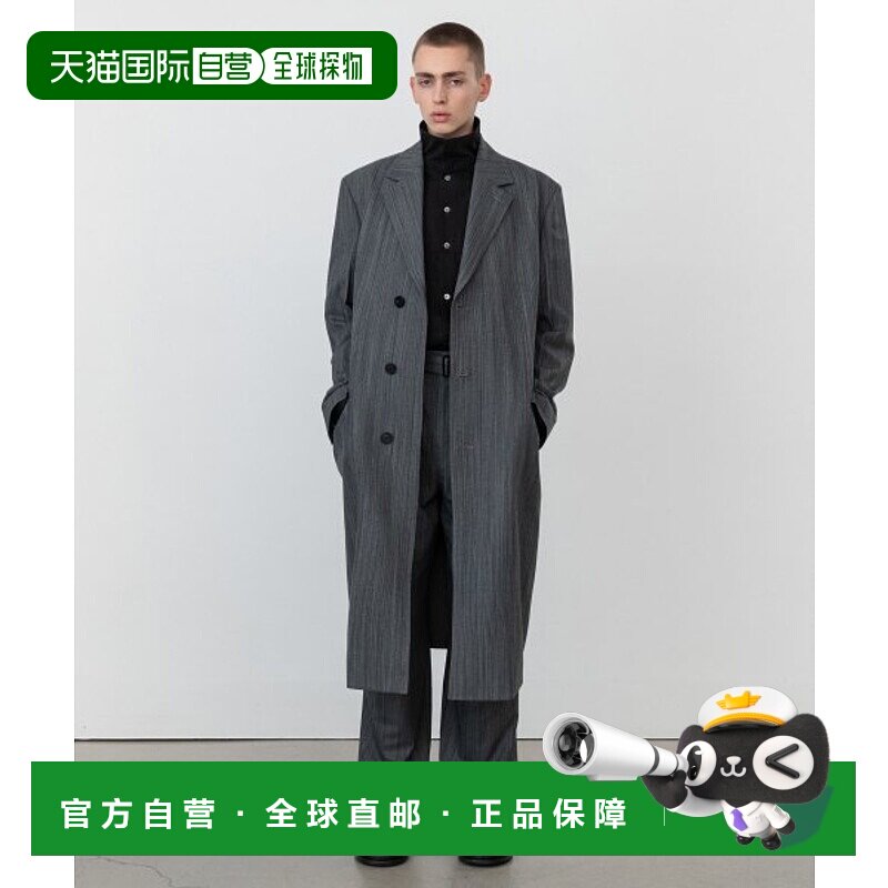 韩国直邮INSILENCE设计师款通用日常休闲宽松时尚大衣IM2B4TR04DG
