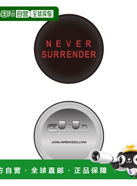 1h可退 日本直邮JOHN LAWRENCE SULLIVAN 男女同款NEVER SURRENDE