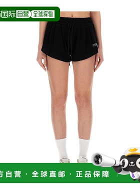 香港直邮MSGM logo标识抽绳短裤 3641MDB72247002