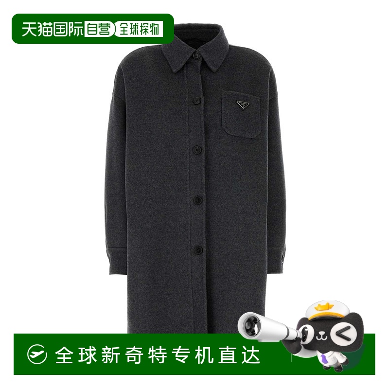 1h可退 香港直邮PRADA 女士外套 P603S13FYSOOOF0480 SS2025 灰色