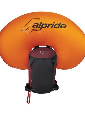 Osprey Soelden Pro 32男士砖红色尼龙越野滑雪旅游背包