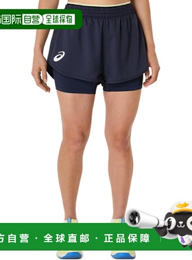 【日本直邮】亚瑟士 运动短裤 2042A352 午夜蓝