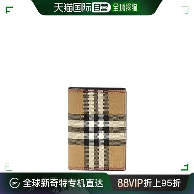 【99新未使用】潮奢 Burberry 男士Check card holder 卡包