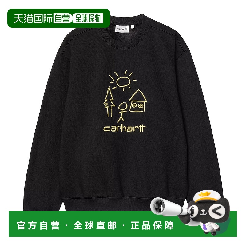 1h可退 香港直邮CARHARTT WIP 男士卫衣 I03519933NXX AW2025 黑