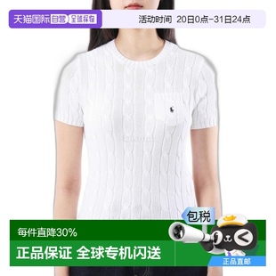 口袋新款 韩国直邮Polo 圆领针织衫 Ralph Lauren拉夫劳伦女短袖