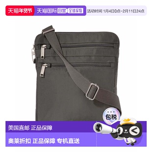 自营baggallini Securtex Anti-Theft Large Crossbody Bag - cha