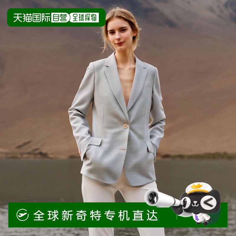 1小时内可退 欧洲直邮theory 女士 休闲西装西服亚麻