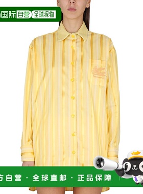 1h可退 香港直邮ETRO 女士衬衫 12411 SS2023 黄色