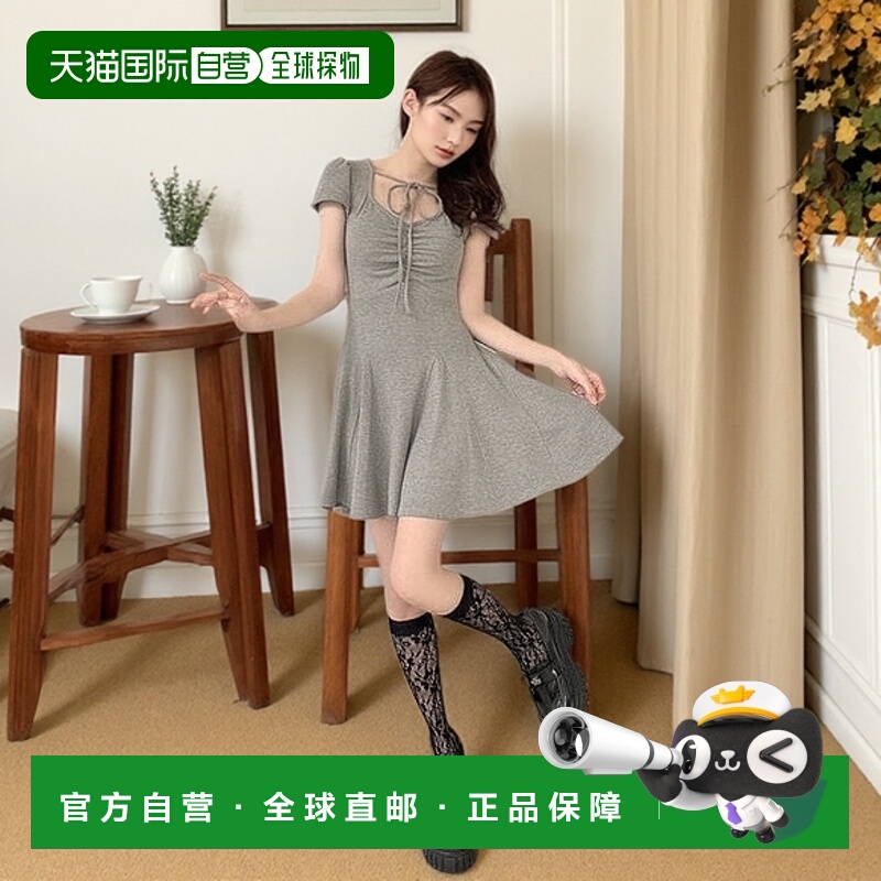 日本直邮日潮 michellmacaron聚拢喇叭迷你连衣裙SDS0006新款