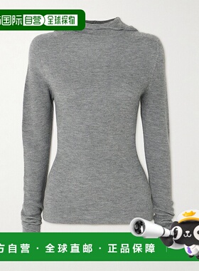 1h可退 香港直邮The Frankie Shop 女士 Danae 连帽罗纹针织上衣