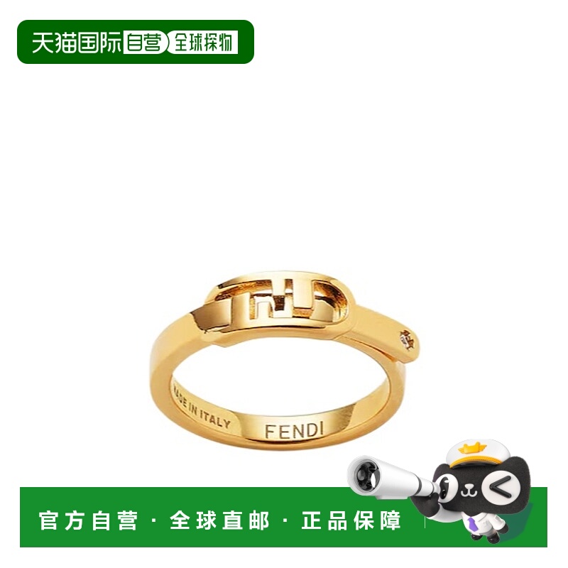 香港直邮Fendi O'Lock戒指 8AL181ATEP水晶