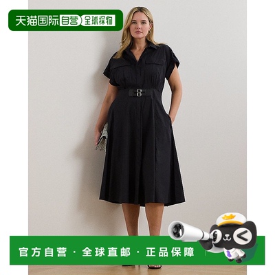 自营欧洲直邮RalphLauren拉夫劳伦 Lauren Woman棉质毛圈衬衫裙