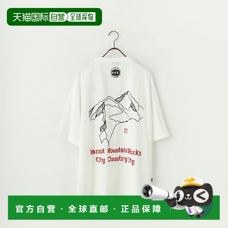 1h可退 日本直邮Marmot 男士宽松干爽T恤 联名款胸背印花 MTSS25M
