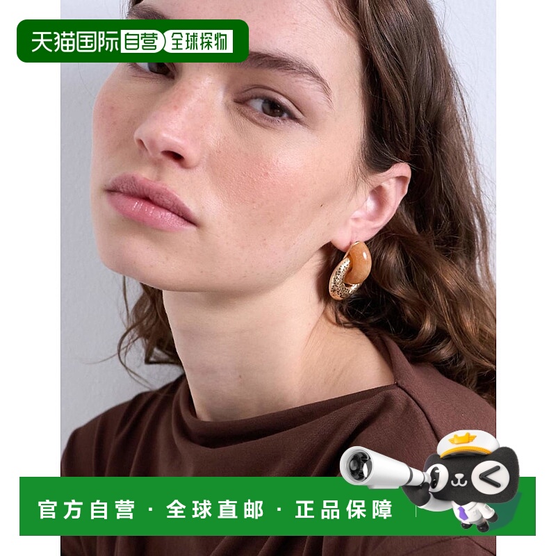 1h可退 香港直邮潮奢 Topshop 女士 Poppi door knocker 半珍贵晶