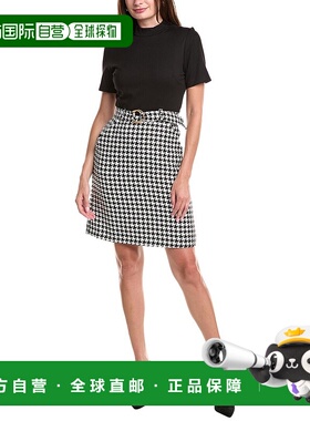 自营 Julia Jordan Ponte迷你连衣裙-黑色 美国奥莱直发