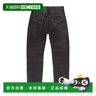 黑色 自营purple 黑色紧身牛仔裤 BEAUTY 美国奥 brand皮革长裤