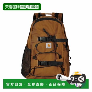 自营欧洲直邮Carhartt WIP Kickflip深棕色聚酯纤维防水背包男女
