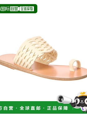 自营 Ancient Greek Sandals Thalia 编织皮革凉鞋 - 灰白色 美国