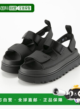 日本直邮UGG 女士凉鞋 GOLDENGLOW 金色光芒（黑色）1152685