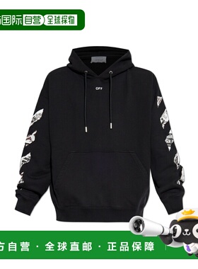 香港直邮OFF-WHITE 男士卫衣 OMBB085F25FLE00E1001 AW2025帽衫