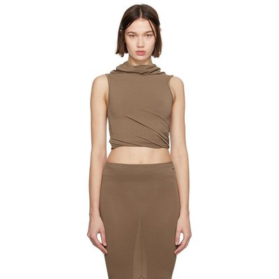 美国直邮RICKOWENS女士T恤上装简约时尚 舒适透气 个性潮流女装