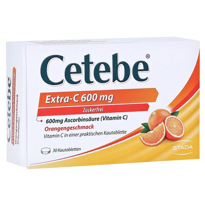cetebe 高剂量维生素 600咀嚼片 30粒/盒 12岁+青少年成人