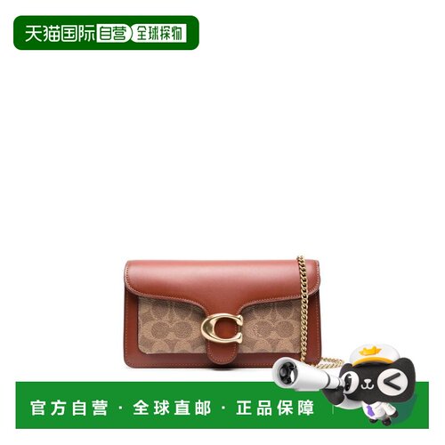 1h可退 香港直邮COACH 女士单肩包 CE774B4XHG AW2025 棕色 链条