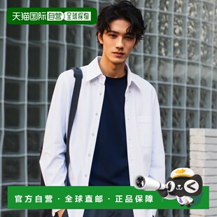 香港直邮THOM BROWNE 男士衬衫 MWL413AF0313100 SS2025 白色