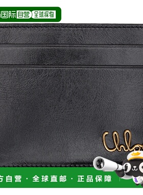 1h可退 香港直邮潮奢 Chloe 蔻依 女士 黑色 Iconic 卡包 CH25SP4