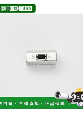 日本直邮日潮 agete 阿卡朵银色红宝石/黑玛瑙吊坠