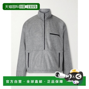 半拉链运动衫 香港直邮AURALEE Fleece Silk A25AP02SF53338 男士