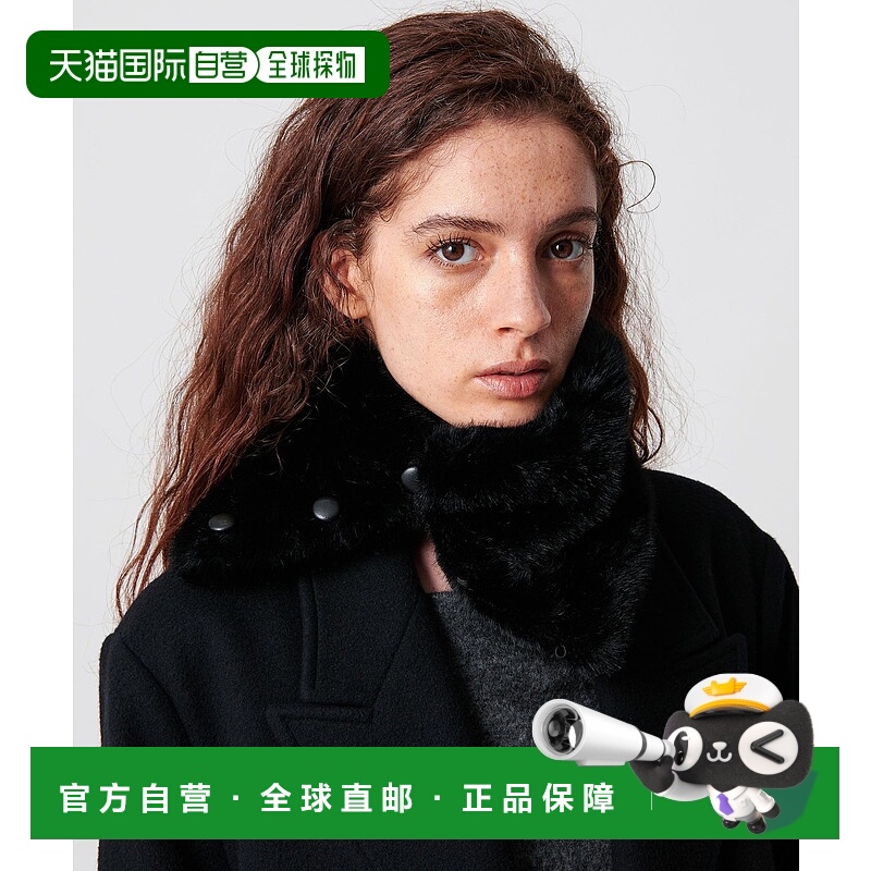 1h可退 日本直邮ATTISESSION 女装 仿皮草风格围巾 可调节扣饰设