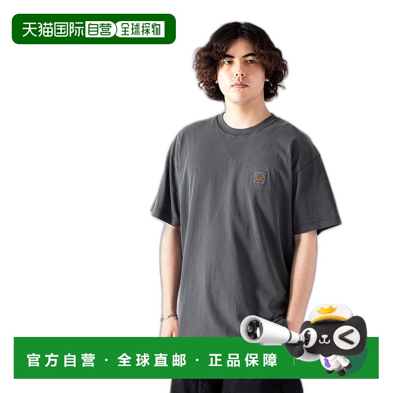 日本直邮Carhartt WIP T 恤 短袖 Nelson T 恤复古方形标签宽松有