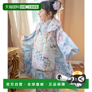 1h可退 日本直邮Catherine Cottage 女童宽松花型织入七五三被布