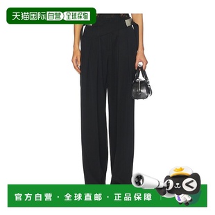 女士 Attico 阔腿裤 子 black黑 1h可退 260WCP00286 香港直邮The