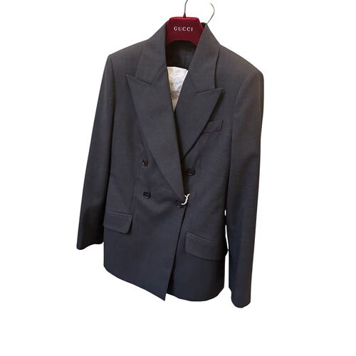 GUCCI 女士西服 840785Z7ASP1054 AW2025 黑色 GIACCHE & GILET