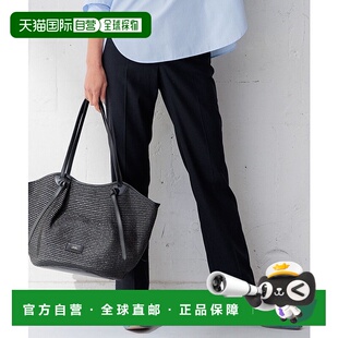 日本直邮23区 洗可穿/套装适用 艾亚斯马特弹性锥形长裤 [234613E