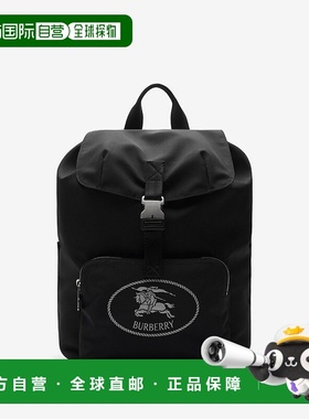 自营欧洲直邮Burberry博柏利 Orkney系列男士黑色聚酯纤维Orkne