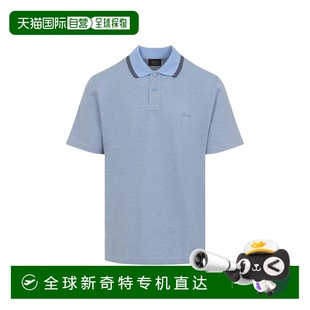自营 美国奥莱直发 brioni铅天蓝色棉质Polo衫 蓝色