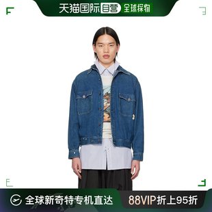 马吉拉 马丁 Margiela 香港直邮潮奢 蓝色做旧牛仔夹 Maison 男士