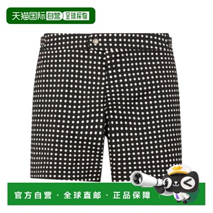 1h可退 香港直邮Tom Ford 格纹短裤 BSS001FMN076NWA