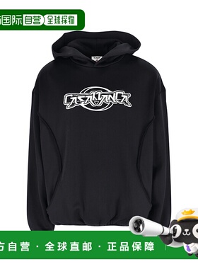 1h可退 香港直邮Casablanca 男士 黑色毛线衫 UAW25JTP42601MBLAC